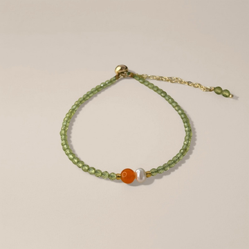 Natural Peridot Bracelet Crystal