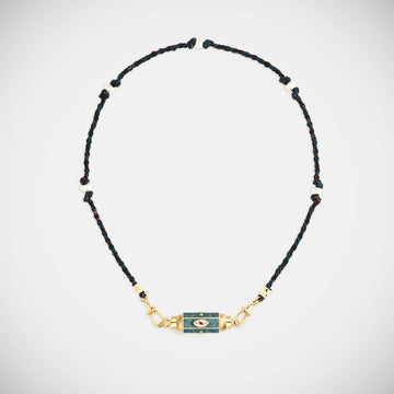 Starry Eye Pendant Valentine's Day Colorful Tarot Love Necklace with 18k Gold Plating