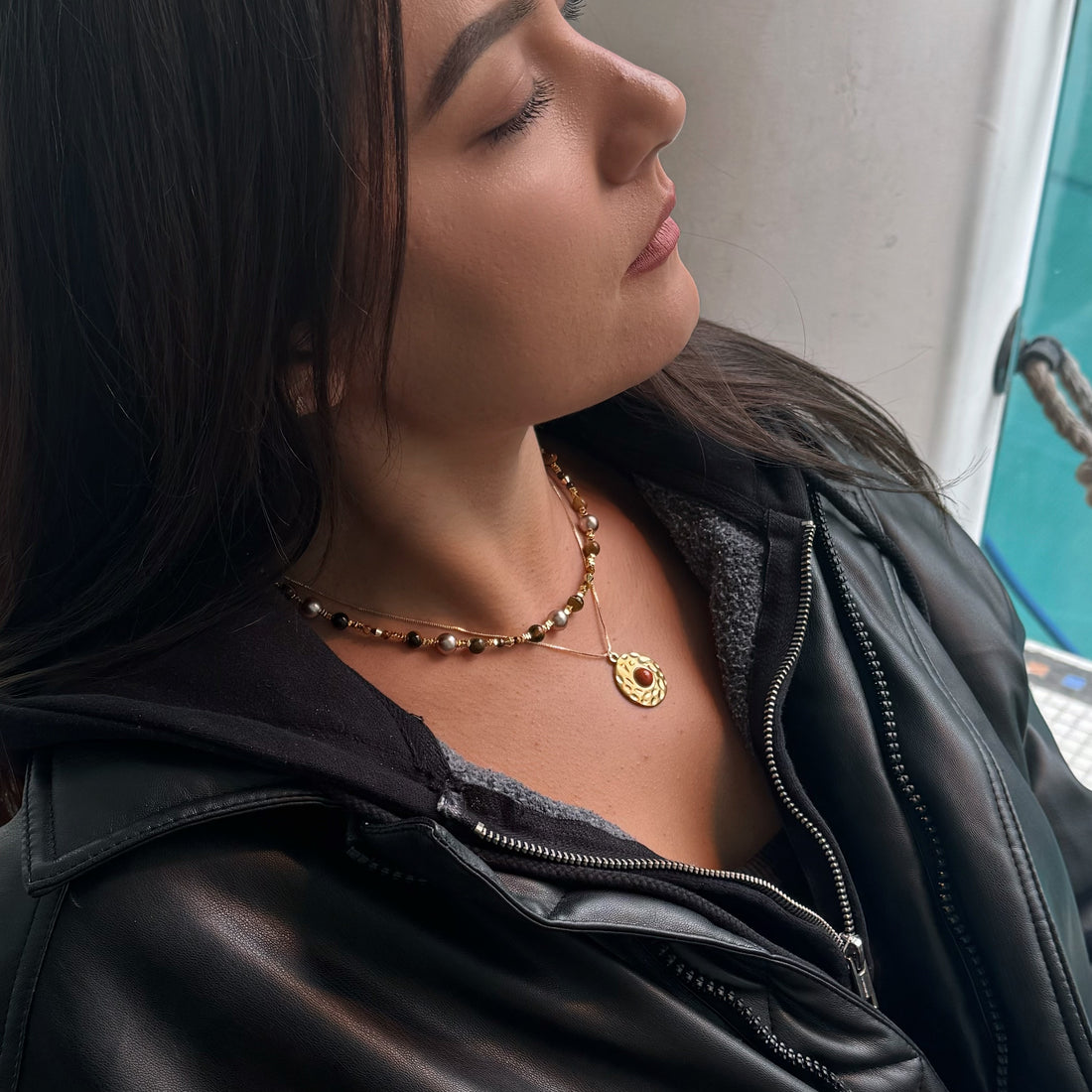 Multi-layered retro versatile necklace, new product for spring and summer, girlfriend gift