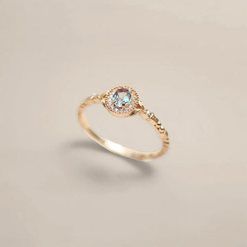 Vintage Style Chameleon Gem Ring Gift