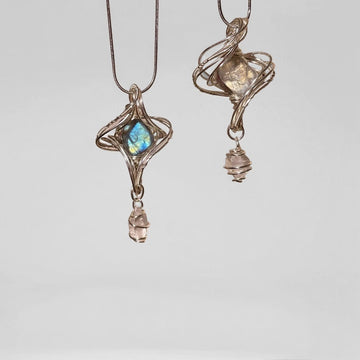 MBTI Personality Necklace - Moon Star Handcrafted Chain Jewelry for INFJ/INFP Gift, Zodiac-inspired Celestial Collection