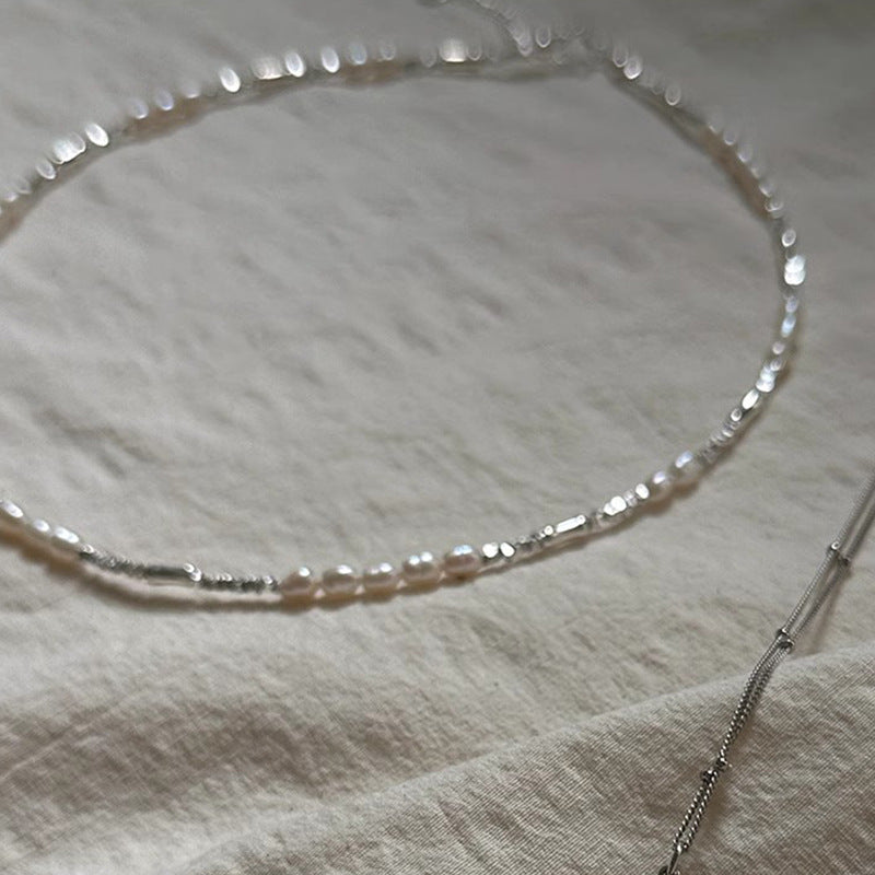 Classic S925 Silver Pearl Locket Necklace