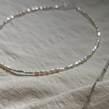 Classic S925 Silver Pearl Locket Necklace