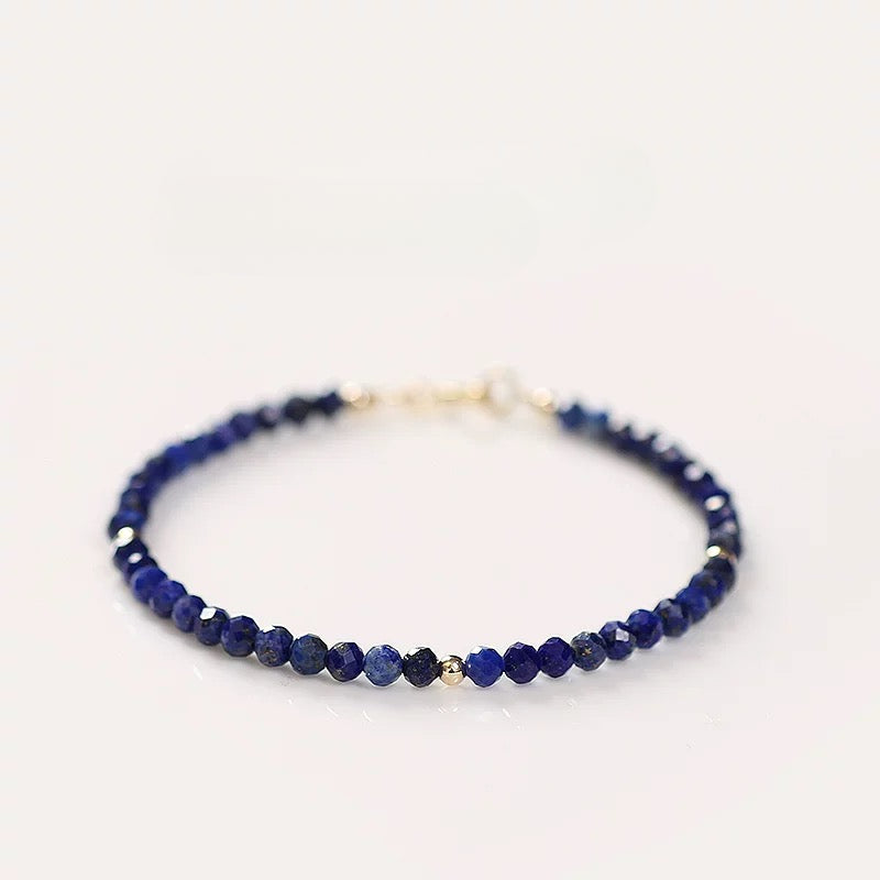 Blue Sandstone Starry Gold Dust Bracelet